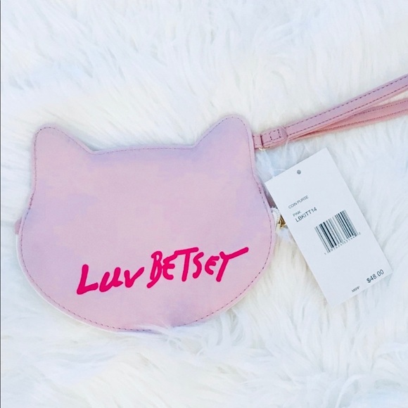 Betsey Johnson lemon eyes cat wristlet. 😍 - Picture 3 of 3